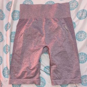 Gymshark purple marl/grey cycling shorts